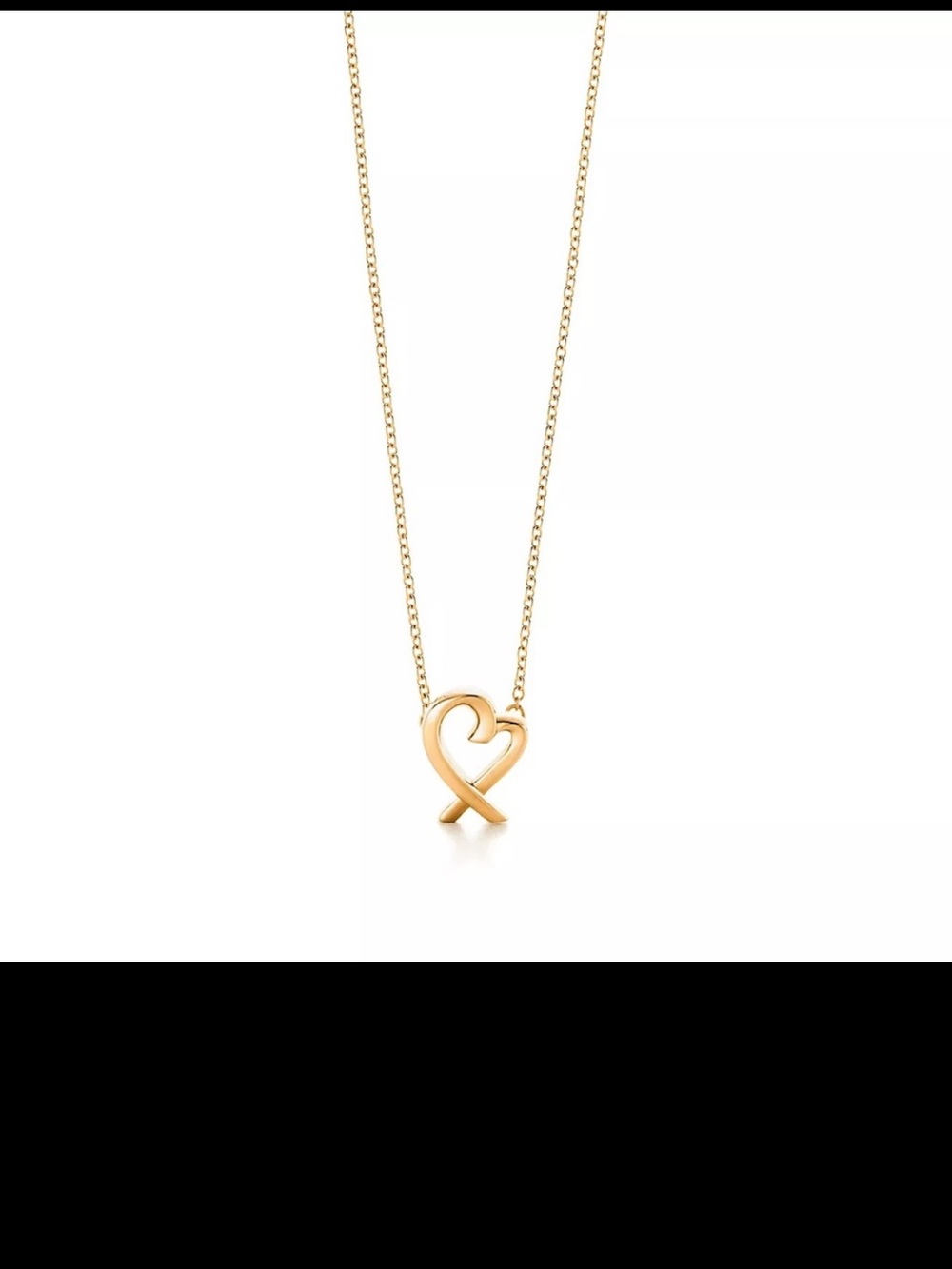 Tiffany & Co. Loving heart pendant by Paloma Picasso